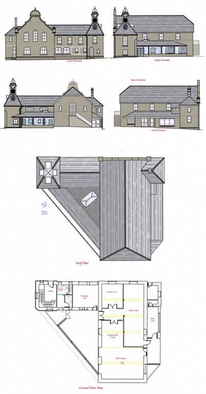 Plans and drawings of Cawdor Hall